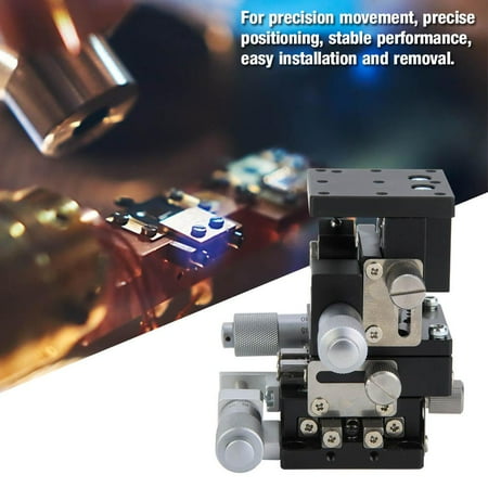 Aluminium Alloy LD40-LM 40x40mm 3 Axes Optical Stage High Accuracy Manual Displacement Platform Trimming Platform Bearing Tuning Sliding Table for Measuring Equipment XYZ Linear Stage Aluminium Alloy LD40-LM 40x40mm 3 Axes Optical Stage High Accuracy Manual Displacement Platform Trimming Platform Bearing Tuning Sliding Table for Measuring Equipment XYZ Linear Stage